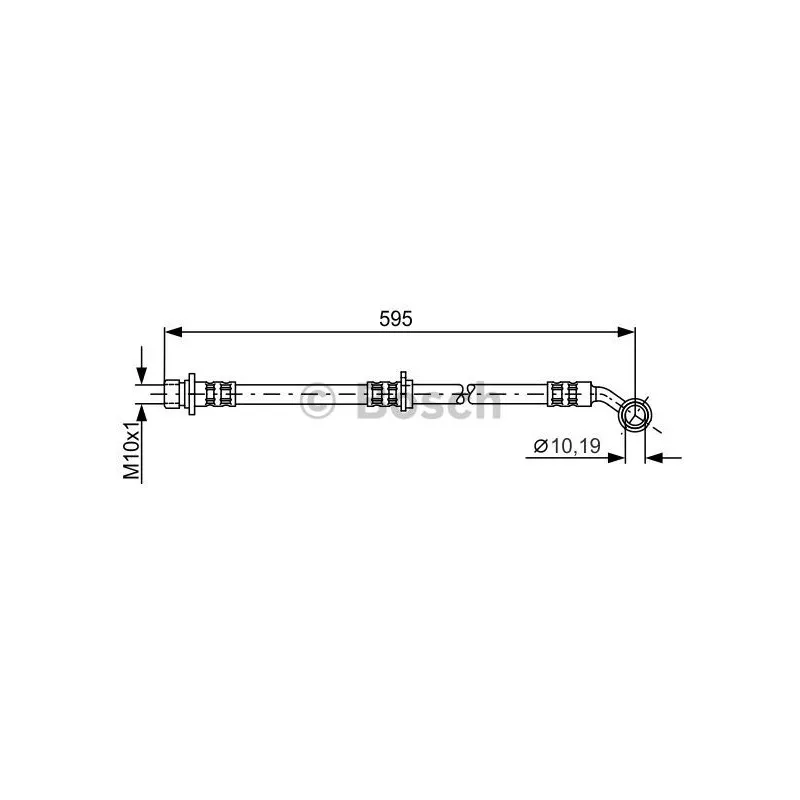 Flexible de frein BOSCH 1 987 481 027