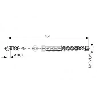 Flexible de frein BOSCH 1 987 481 029