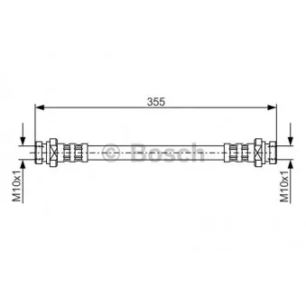 Flexible de frein BOSCH 1 987 481 031
