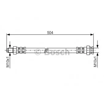 Flexible de frein BOSCH 1 987 481 034