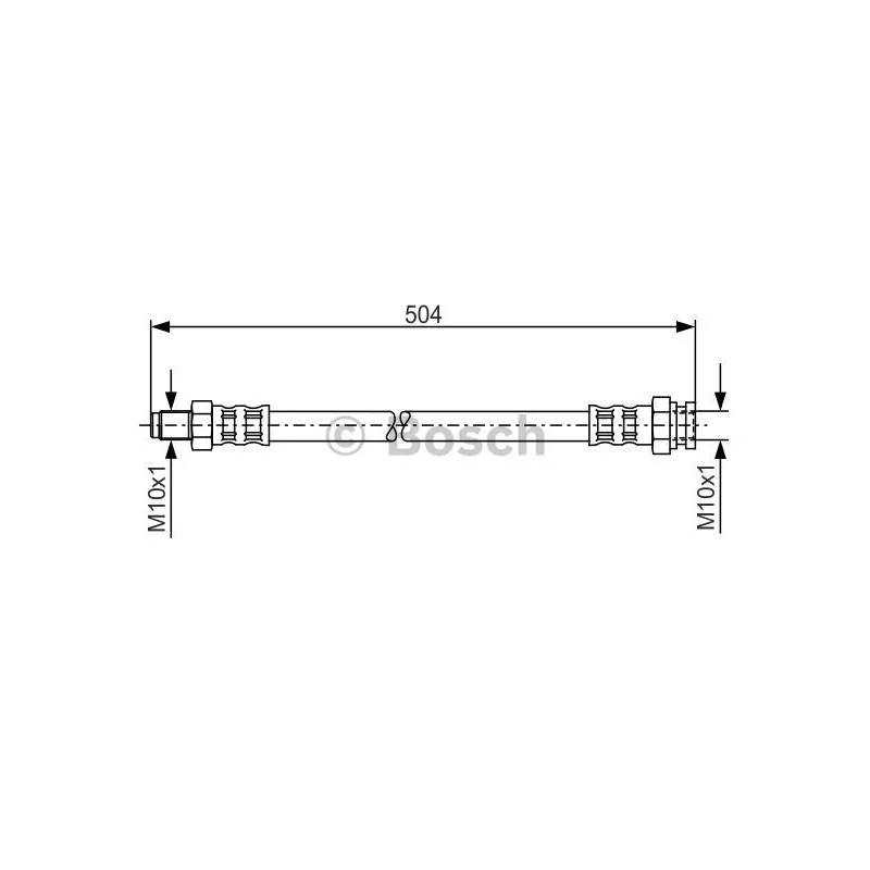 Flexible de frein BOSCH 1 987 481 034