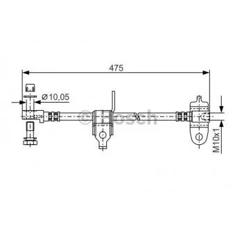 Flexible de frein BOSCH