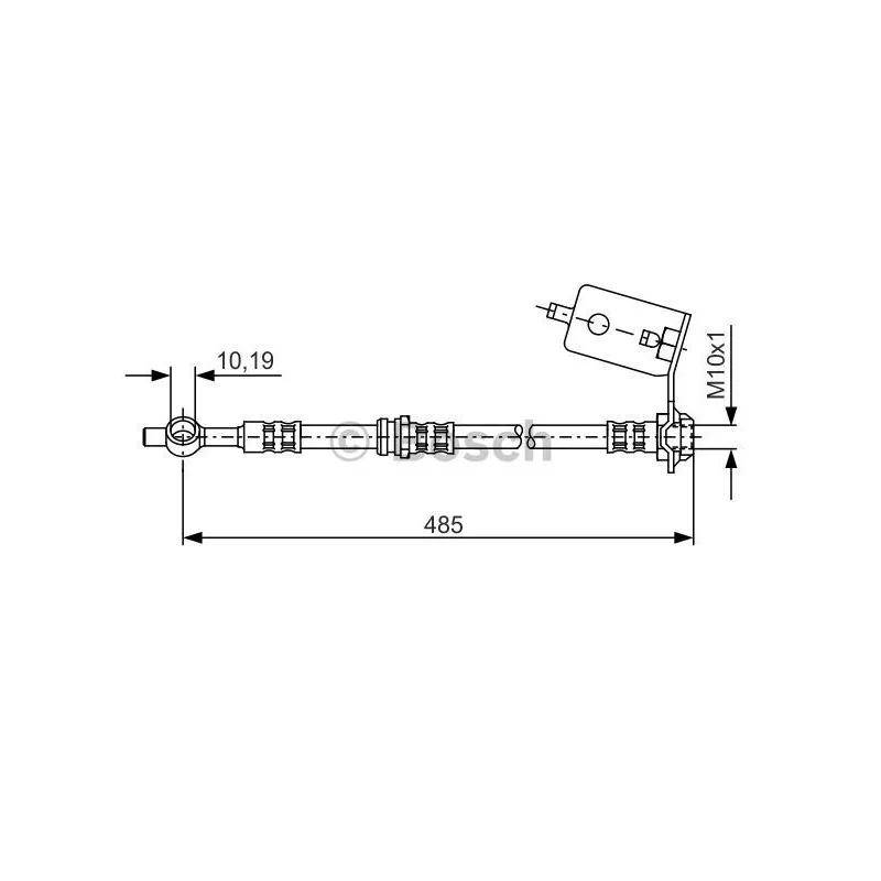 Flexible de frein BOSCH 1 987 481 050