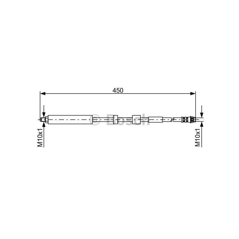 Flexible de frein BOSCH 1 987 481 051