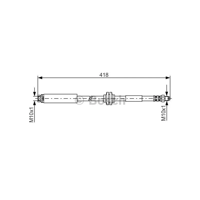 Flexible de frein BOSCH 1 987 481 058