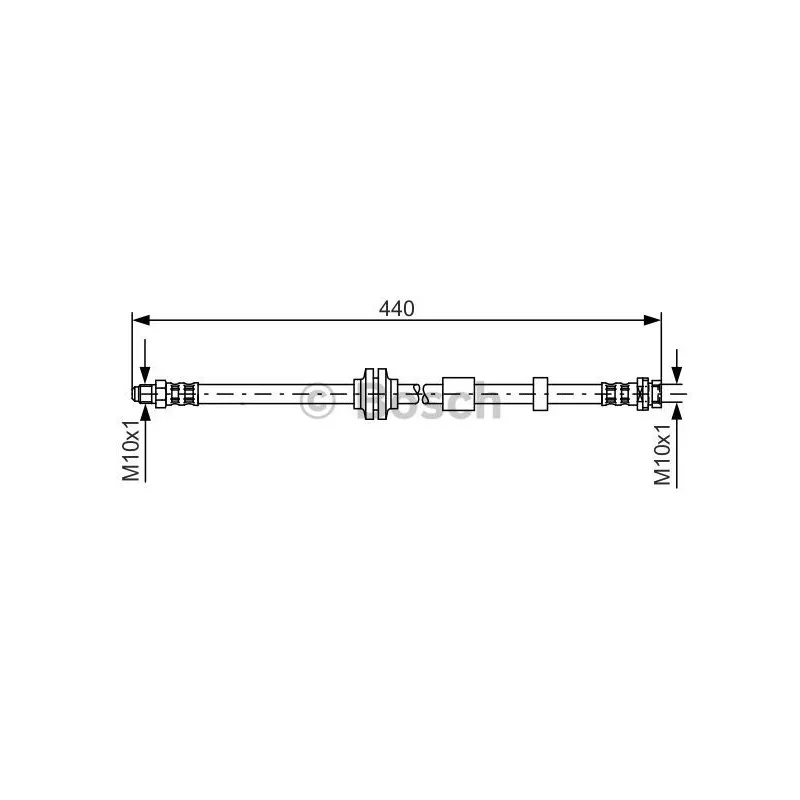 Flexible de frein BOSCH 1 987 481 059