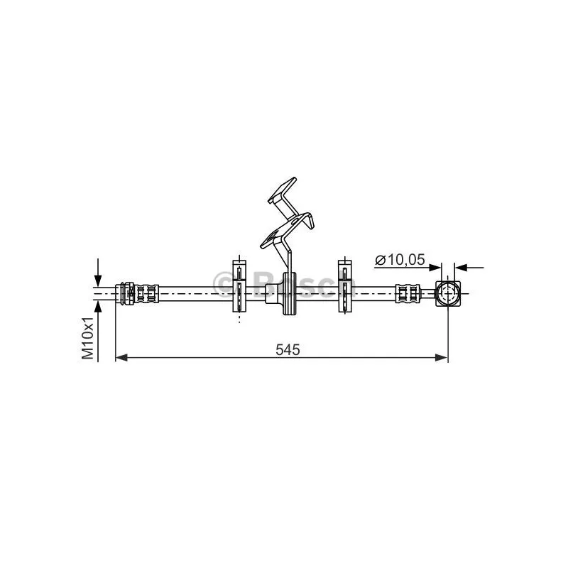 Flexible de frein BOSCH 1 987 481 077