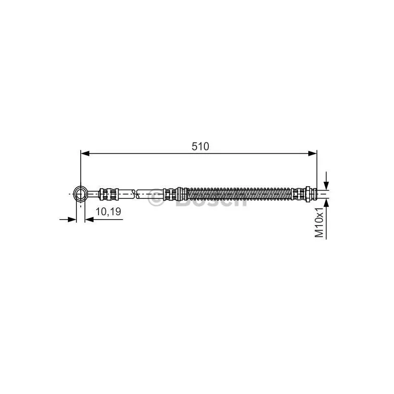 Flexible de frein BOSCH 1 987 481 110