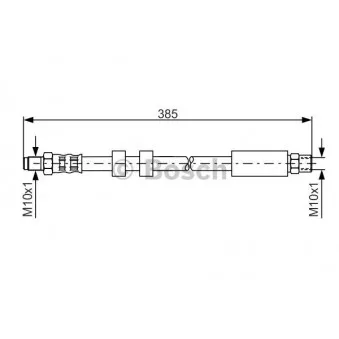 Flexible de frein BOSCH 1 987 481 117