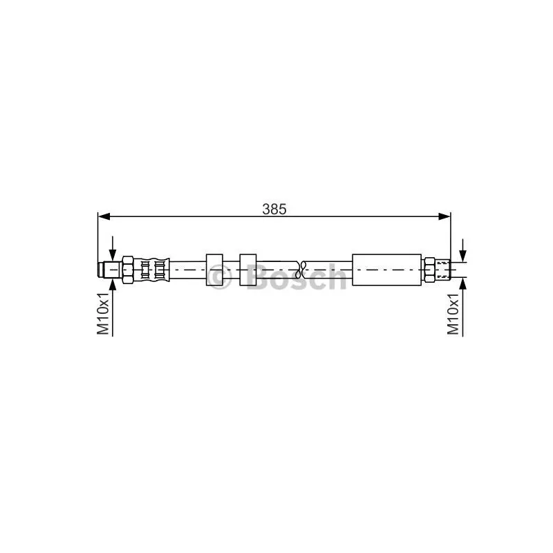 Flexible de frein BOSCH 1 987 481 117