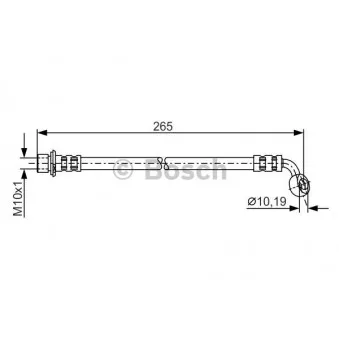 Flexible de frein BOSCH 1 987 481 127