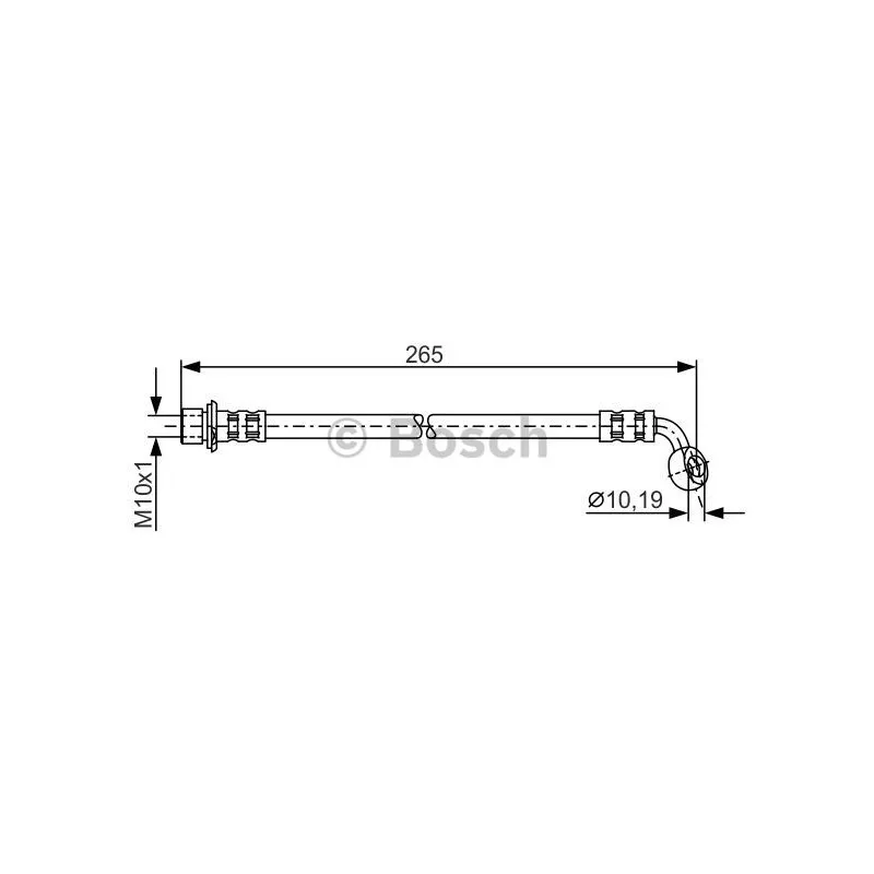 Flexible de frein BOSCH 1 987 481 127