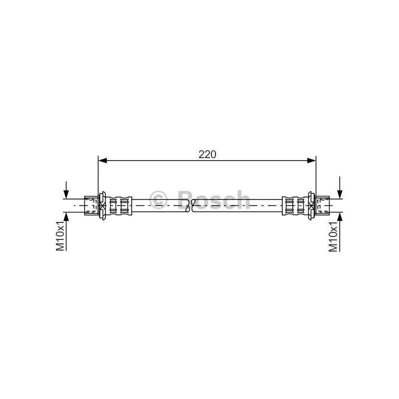 Flexible de frein BOSCH 1 987 481 132