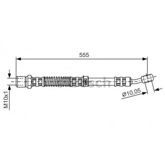 Flexible de frein BOSCH 1 987 481 144