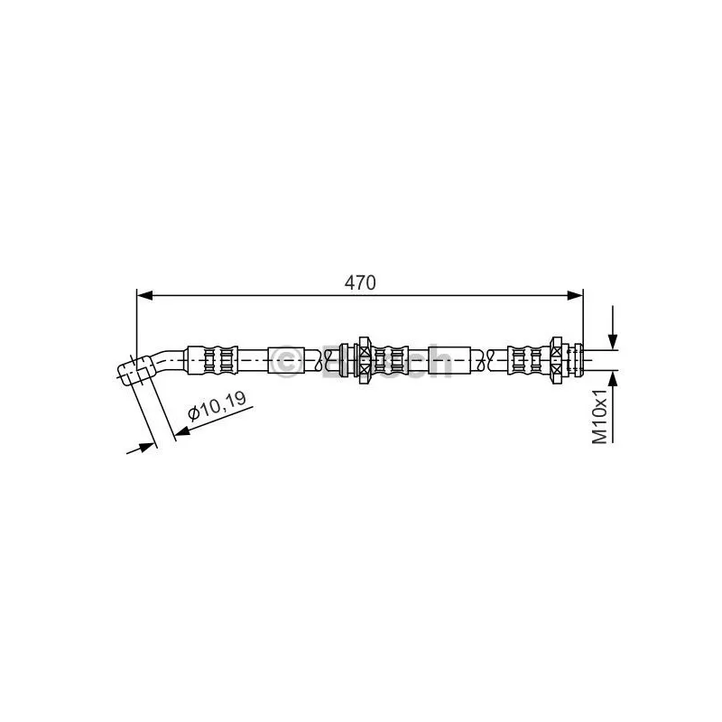 Flexible de frein BOSCH 1 987 481 149