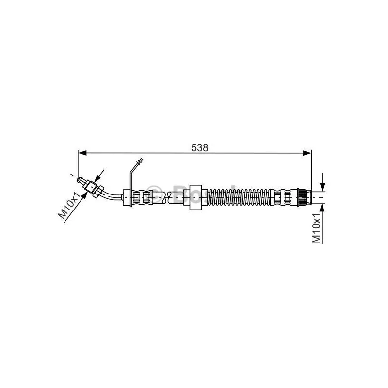 Flexible de frein BOSCH 1 987 481 151