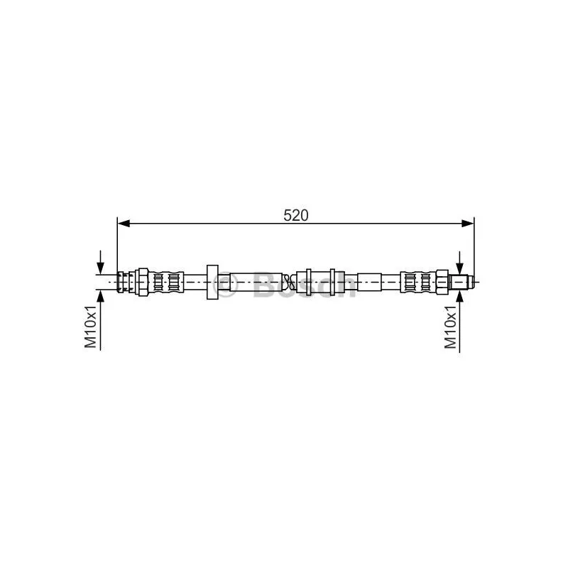 Flexible de frein BOSCH 1 987 481 158