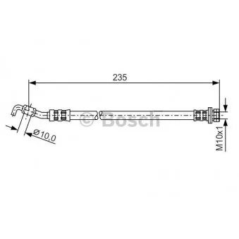 Flexible de frein BOSCH 1 987 481 177