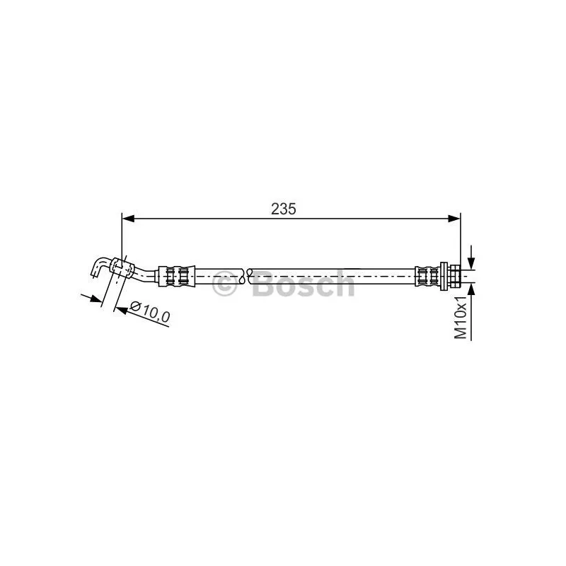 Flexible de frein BOSCH 1 987 481 177