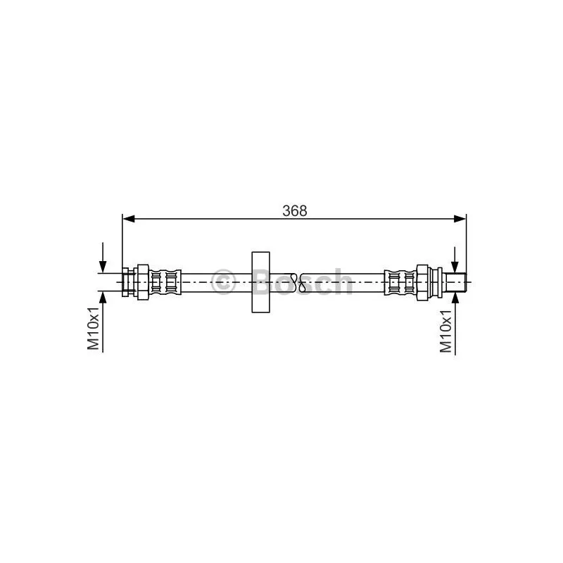 Flexible de frein BOSCH 1 987 481 180