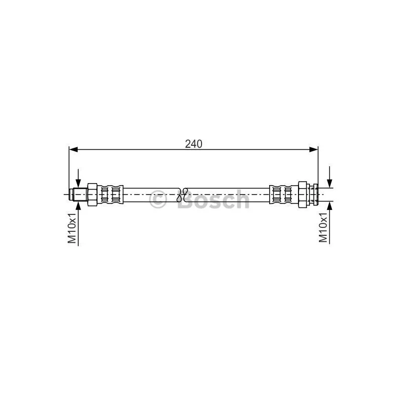 Flexible de frein BOSCH 1 987 481 220