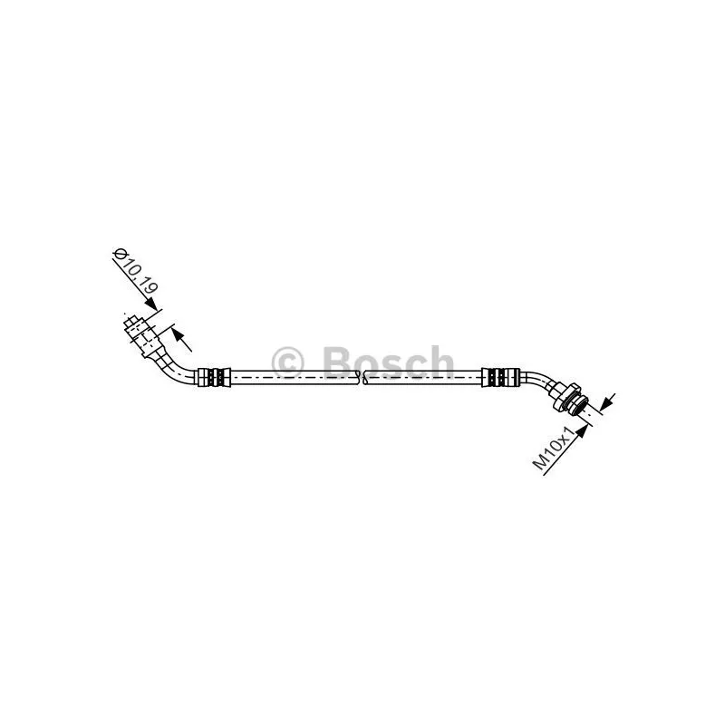 Flexible de frein BOSCH 1 987 481 227