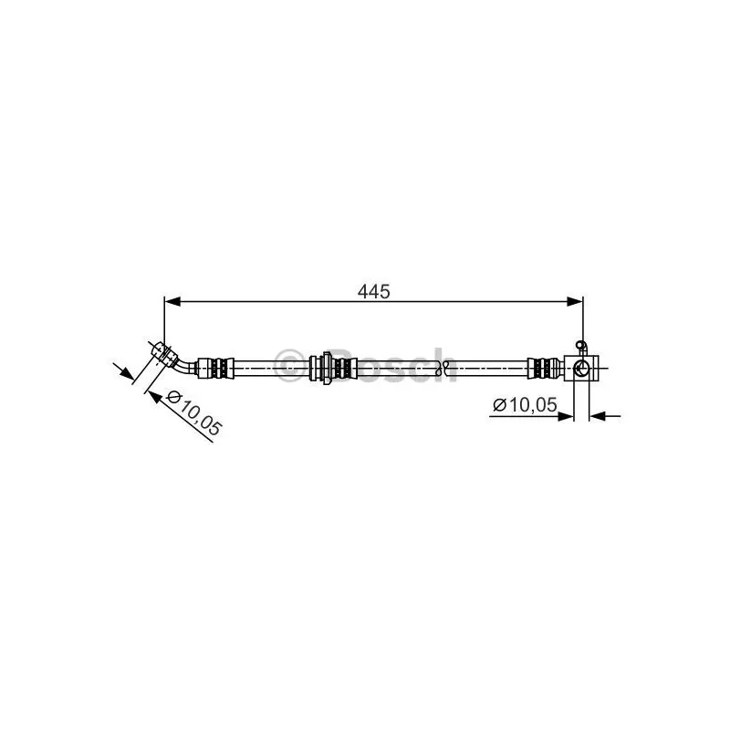 Flexible de frein BOSCH 1 987 481 263