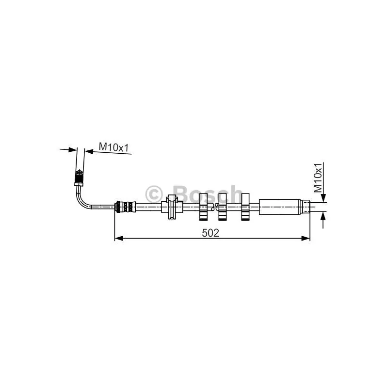 Flexible de frein BOSCH 1 987 481 264