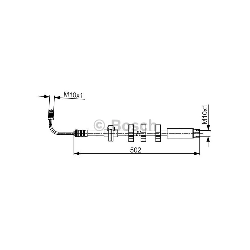 Flexible de frein BOSCH 1 987 481 265