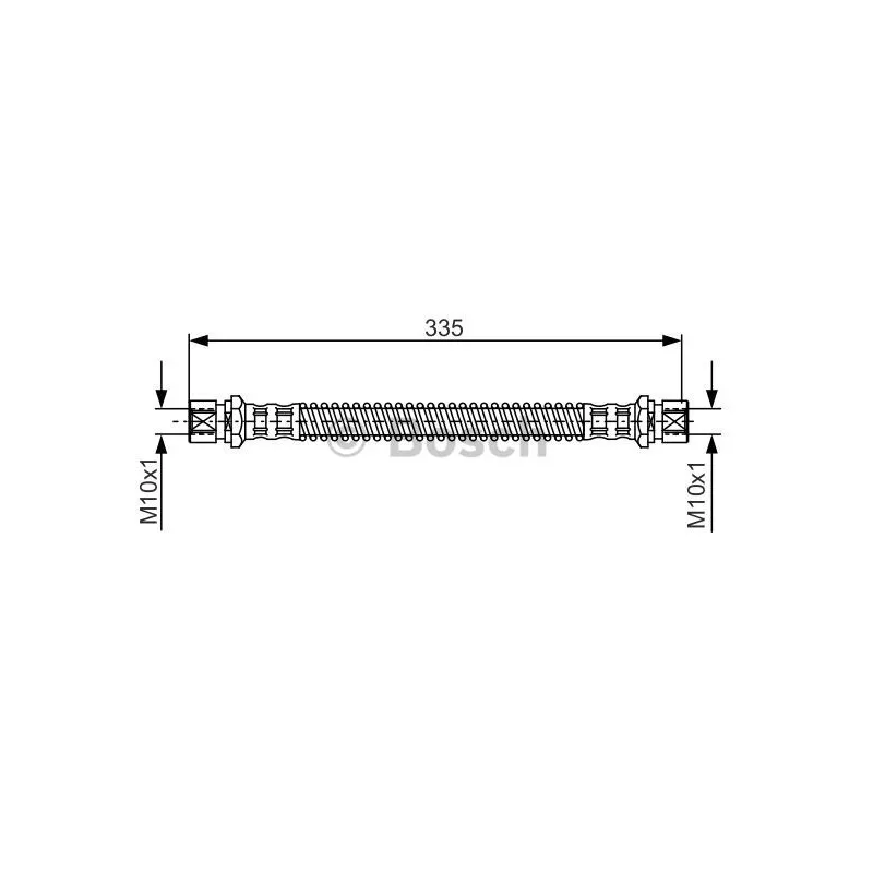 Flexible de frein BOSCH 1 987 481 281