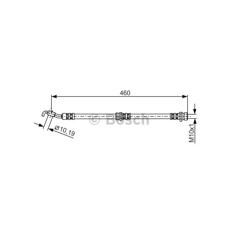 Flexible de frein BOSCH 1 987 481 288