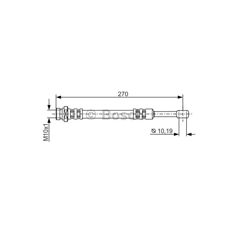 Flexible de frein BOSCH 1 987 481 300