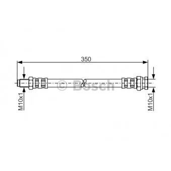 Flexible de frein BOSCH 1 987 481 311