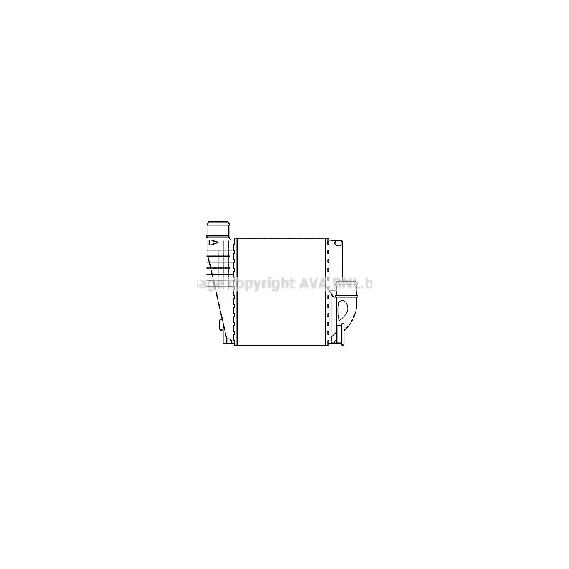 Intercooler, échangeur AVA QUALITY COOLING PE4385