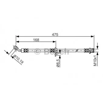Flexible de frein BOSCH