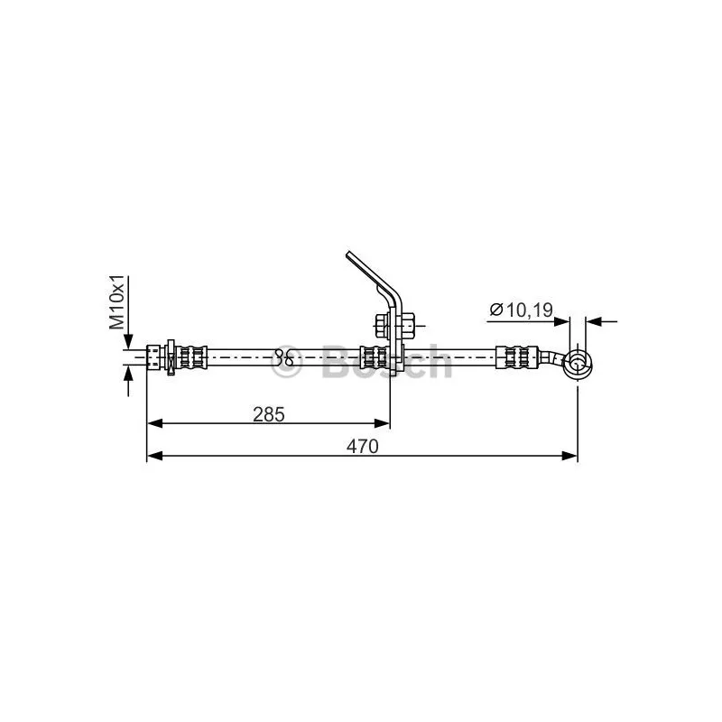 Flexible de frein BOSCH 1 987 481 328