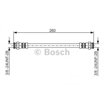 Flexible de frein BOSCH 1 987 481 346