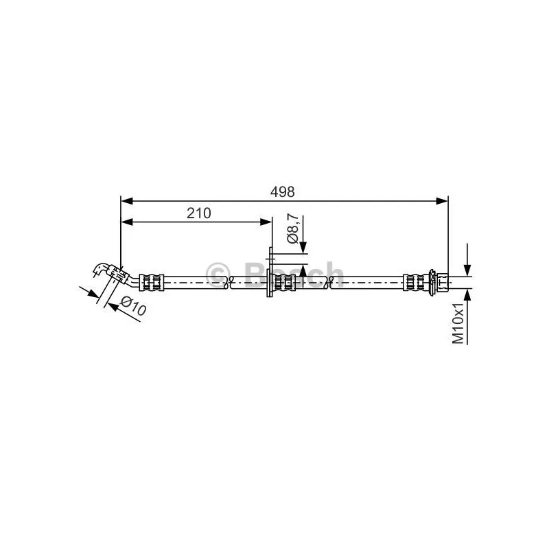 Flexible de frein BOSCH 1 987 481 380