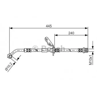 Flexible de frein BOSCH 1 987 481 382