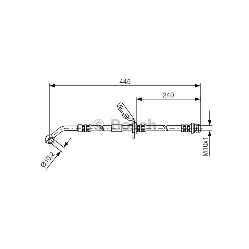 Flexible de frein BOSCH 1 987 481 382