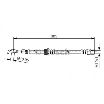 Flexible de frein BOSCH 1 987 481 385