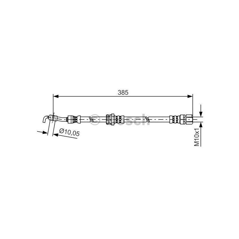 Flexible de frein BOSCH 1 987 481 385