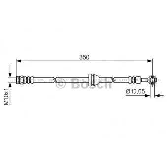 Flexible de frein BOSCH 1 987 481 388