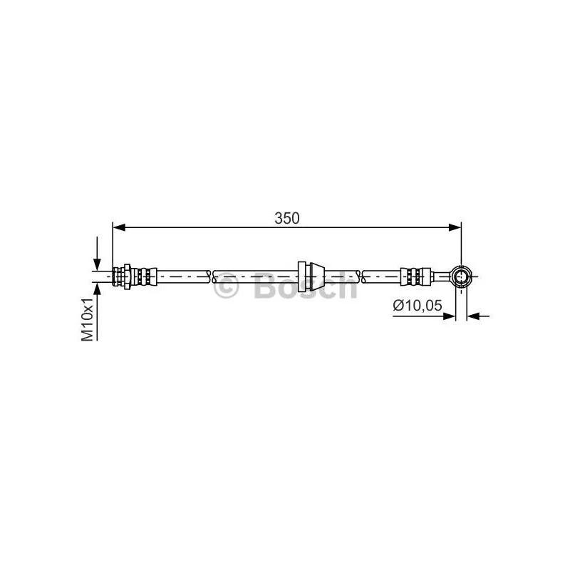 Flexible de frein BOSCH 1 987 481 388