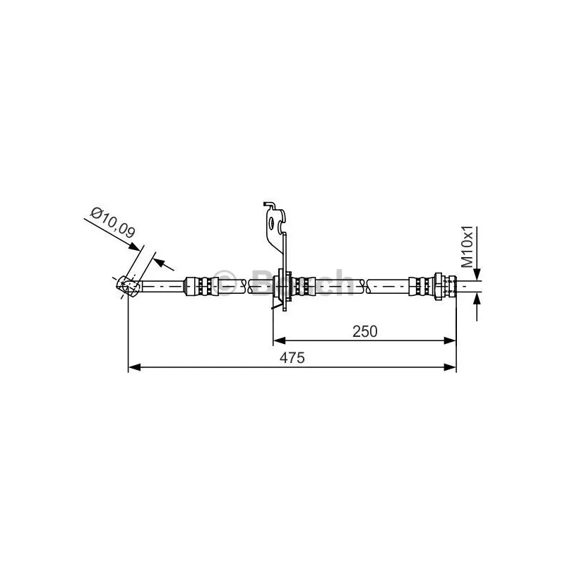 Flexible de frein BOSCH 1 987 481 393