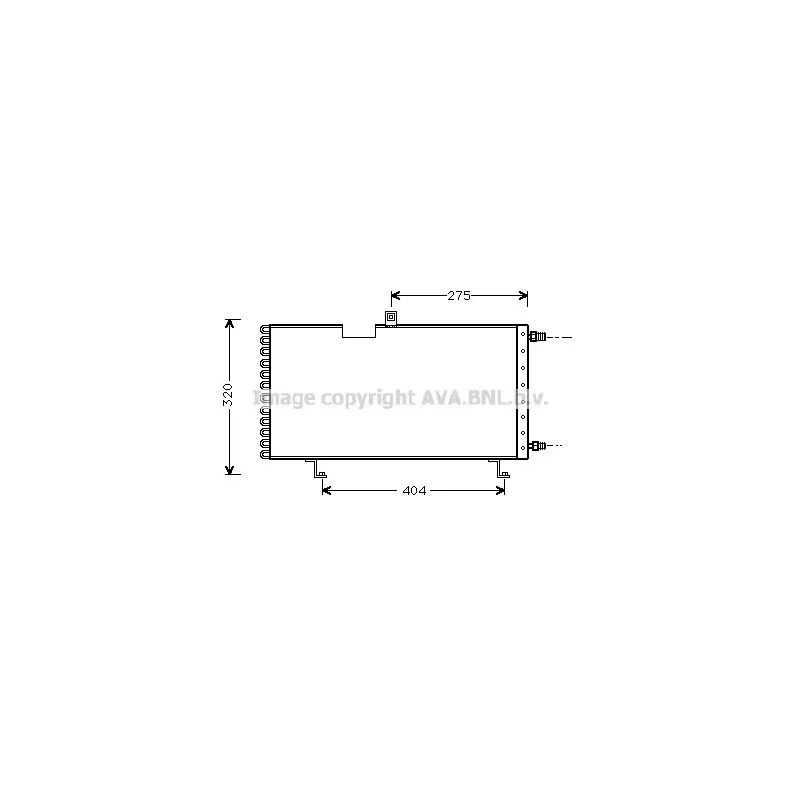 Condenseur, climatisation AVA QUALITY COOLING PE5158