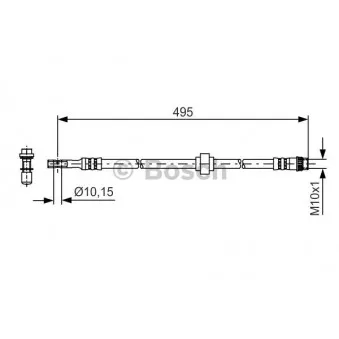 Flexible de frein BOSCH 1 987 481 405