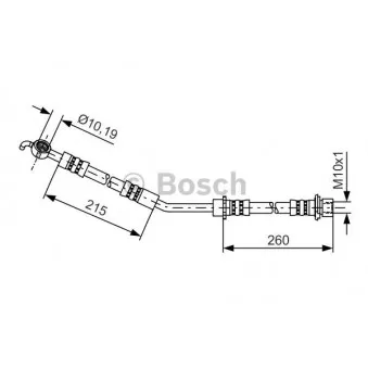 Flexible de frein BOSCH