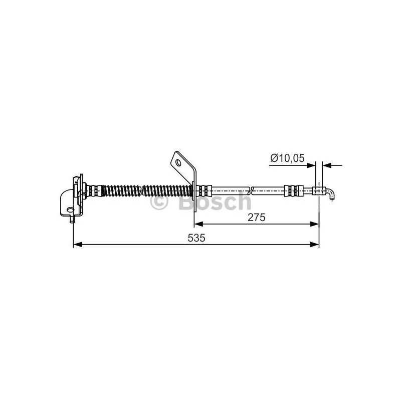 Flexible de frein BOSCH 1 987 481 414