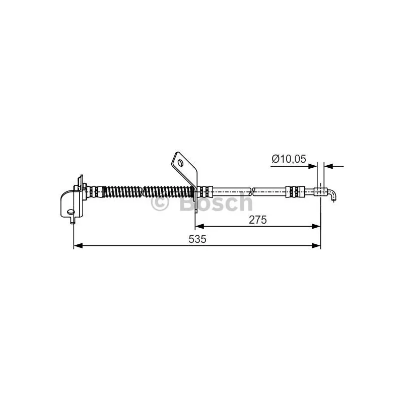 Flexible de frein BOSCH 1 987 481 415